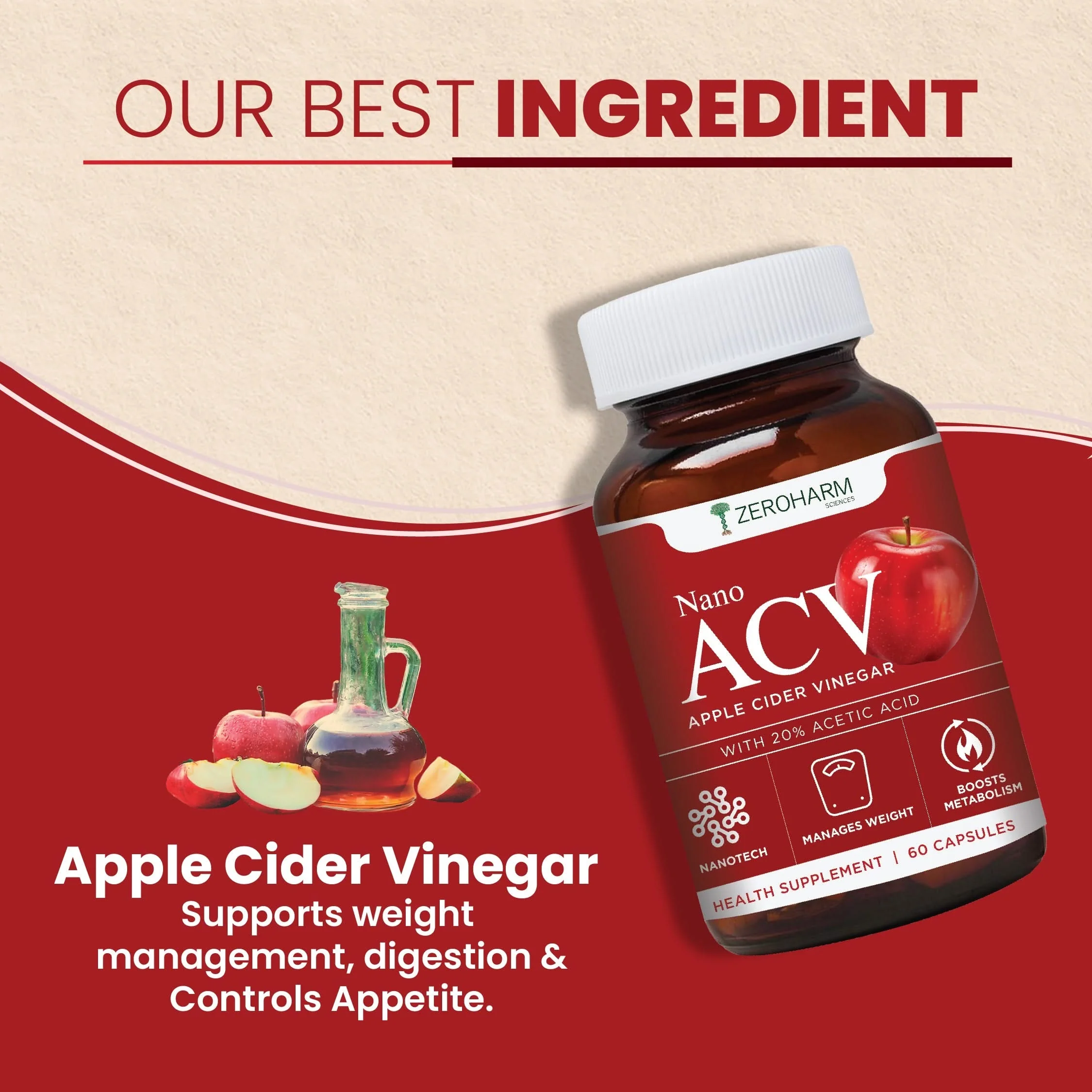 ZeroHarm Nano Apple Cider Vinegar Capsules - Image 3