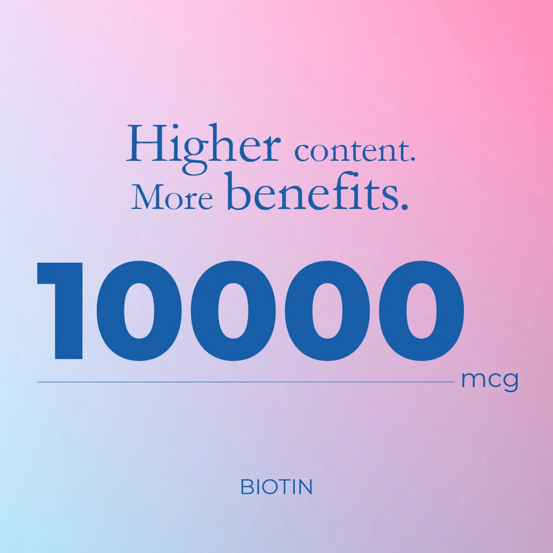 Biotin 10000 MCG Tablets For Hair, Skin & Nails - Image 8