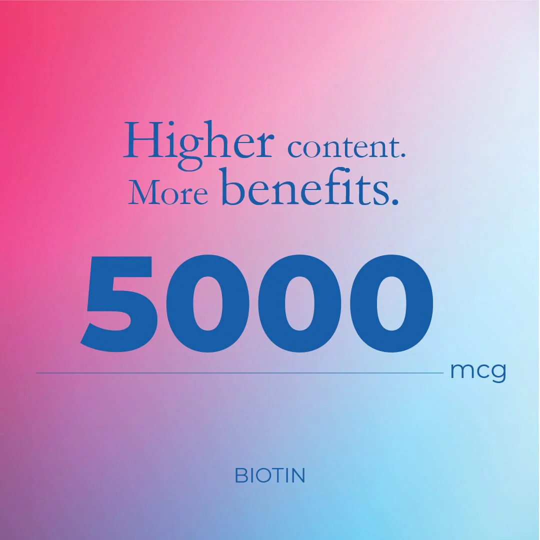 Biotin 5000 MCG Tablets For Hair, Skin & Nails - Image 8