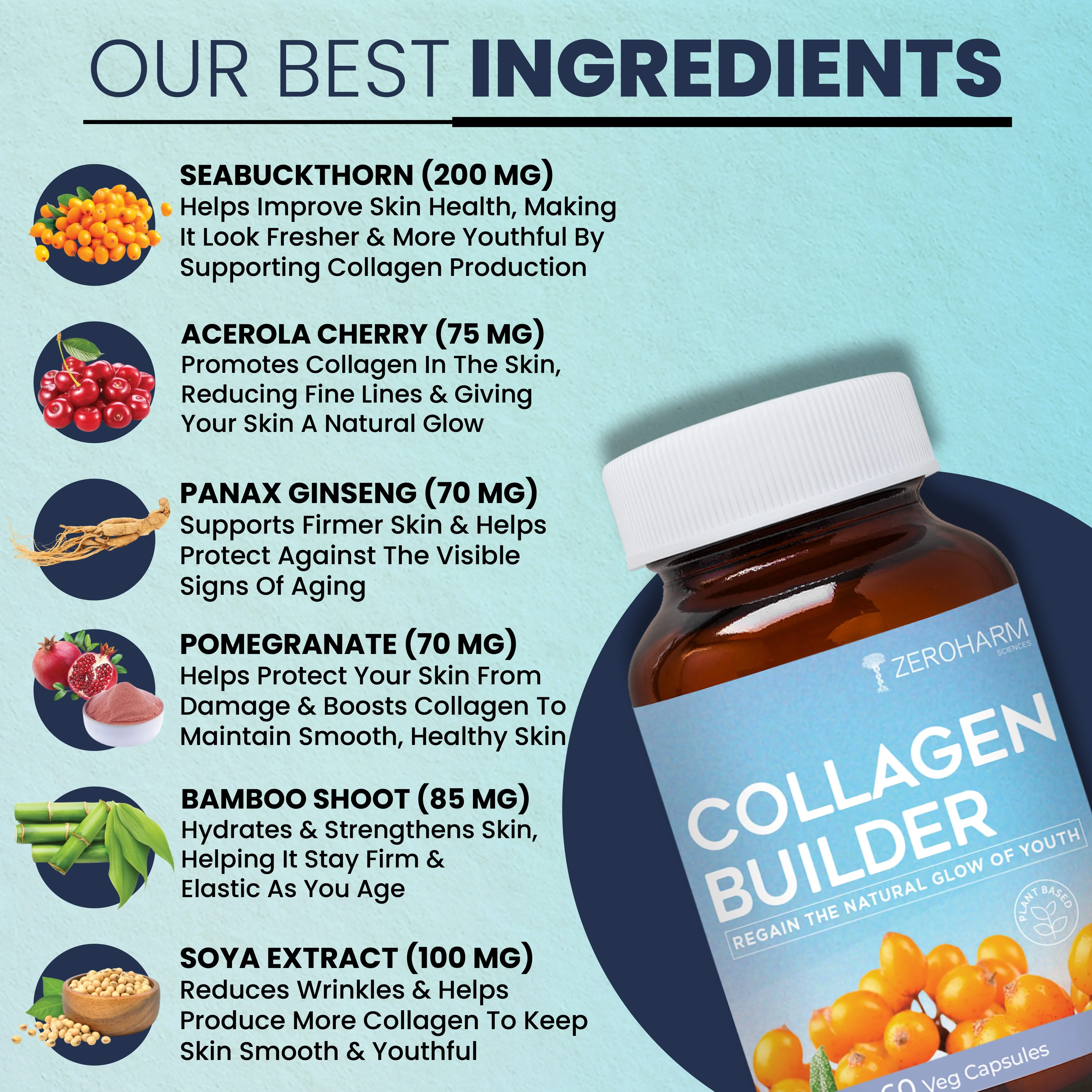 Collagen Builder Capsules For Skin Whitening - Image 3
