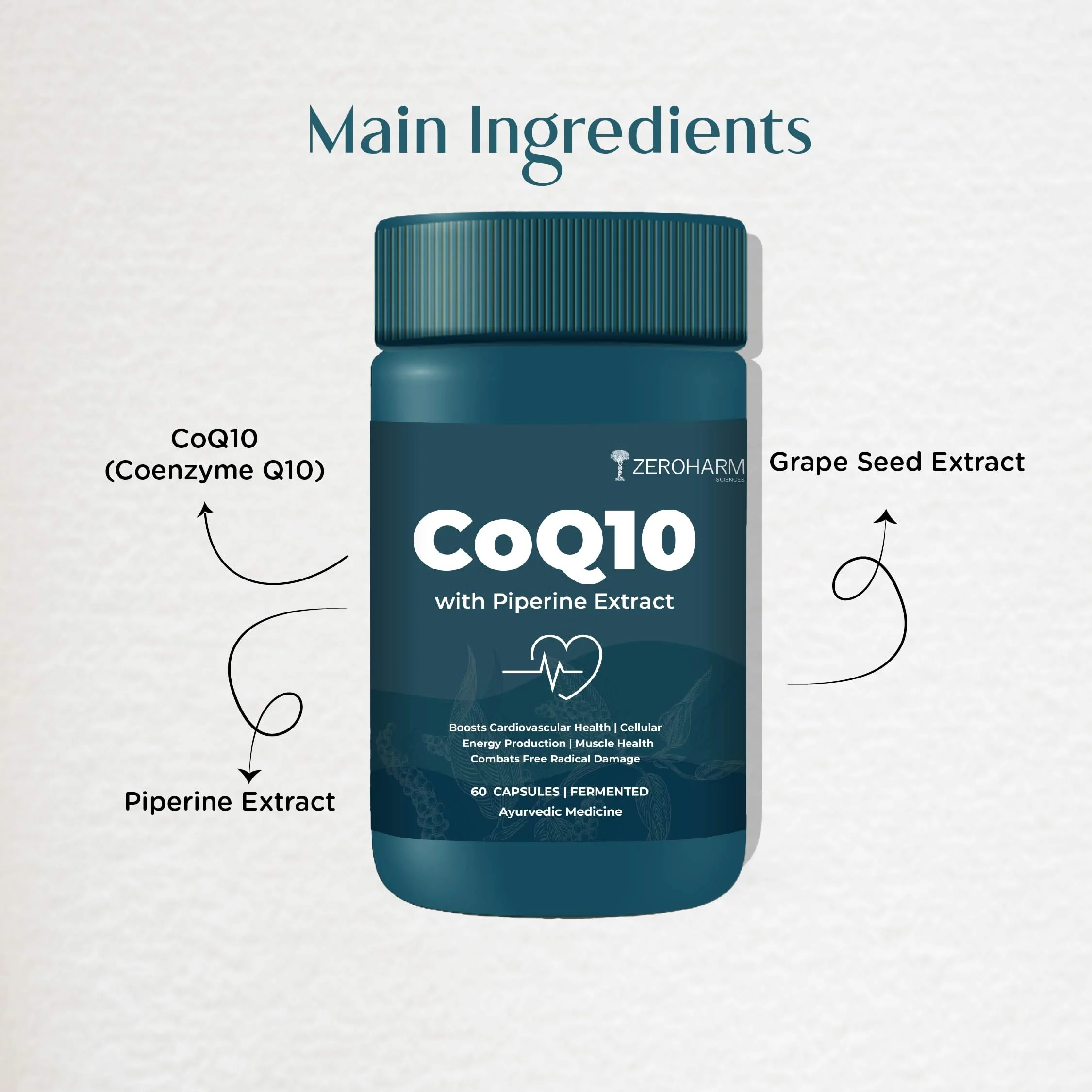 CoQ10 With Piperine Extract - Image 3