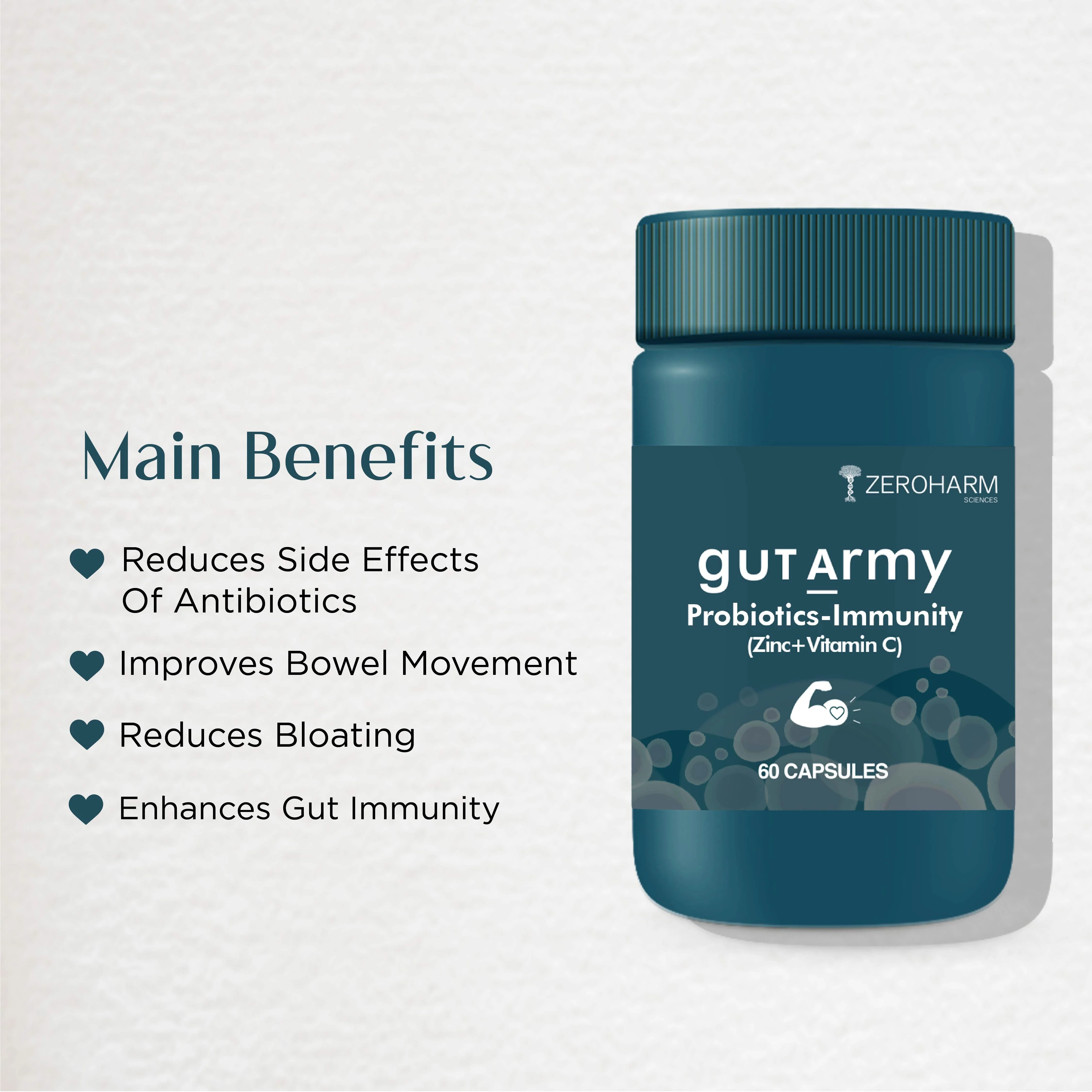 Gut Army Probiotic Immunity Booster - Image 3
