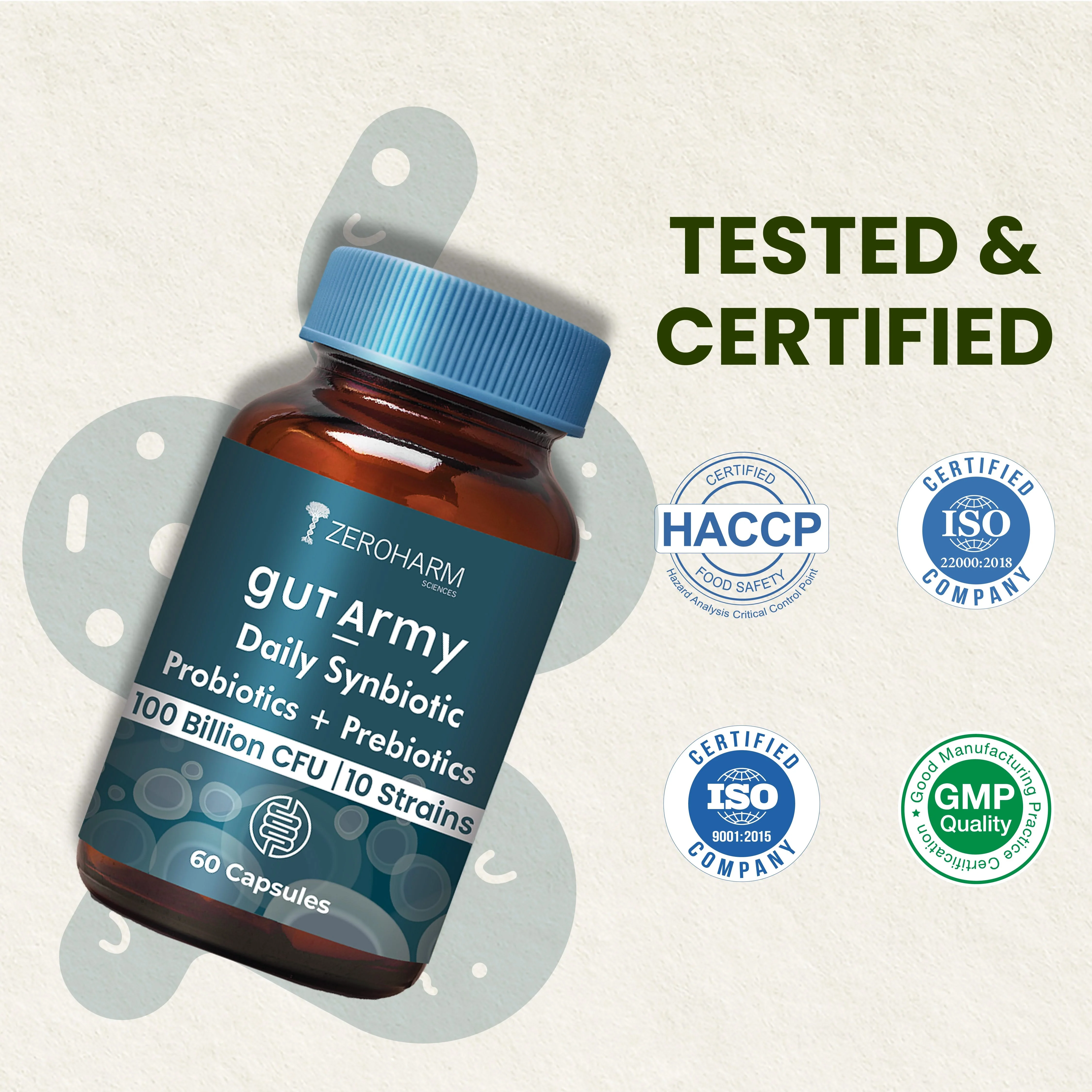 Gut Army Prebiotic & Probiotic Capsules - Image 9