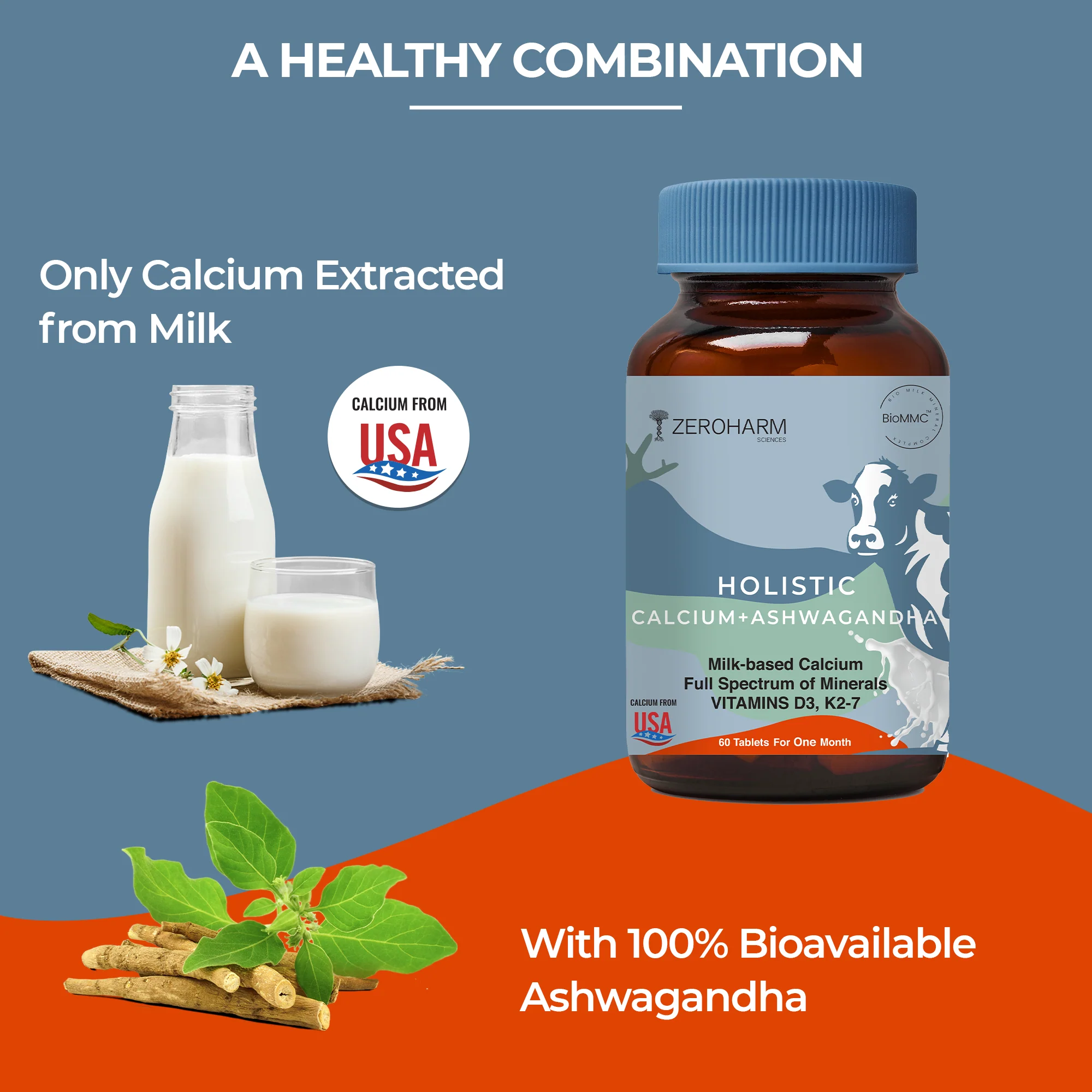 Holistic Calcium And Ashwagandha Tablets - Image 8