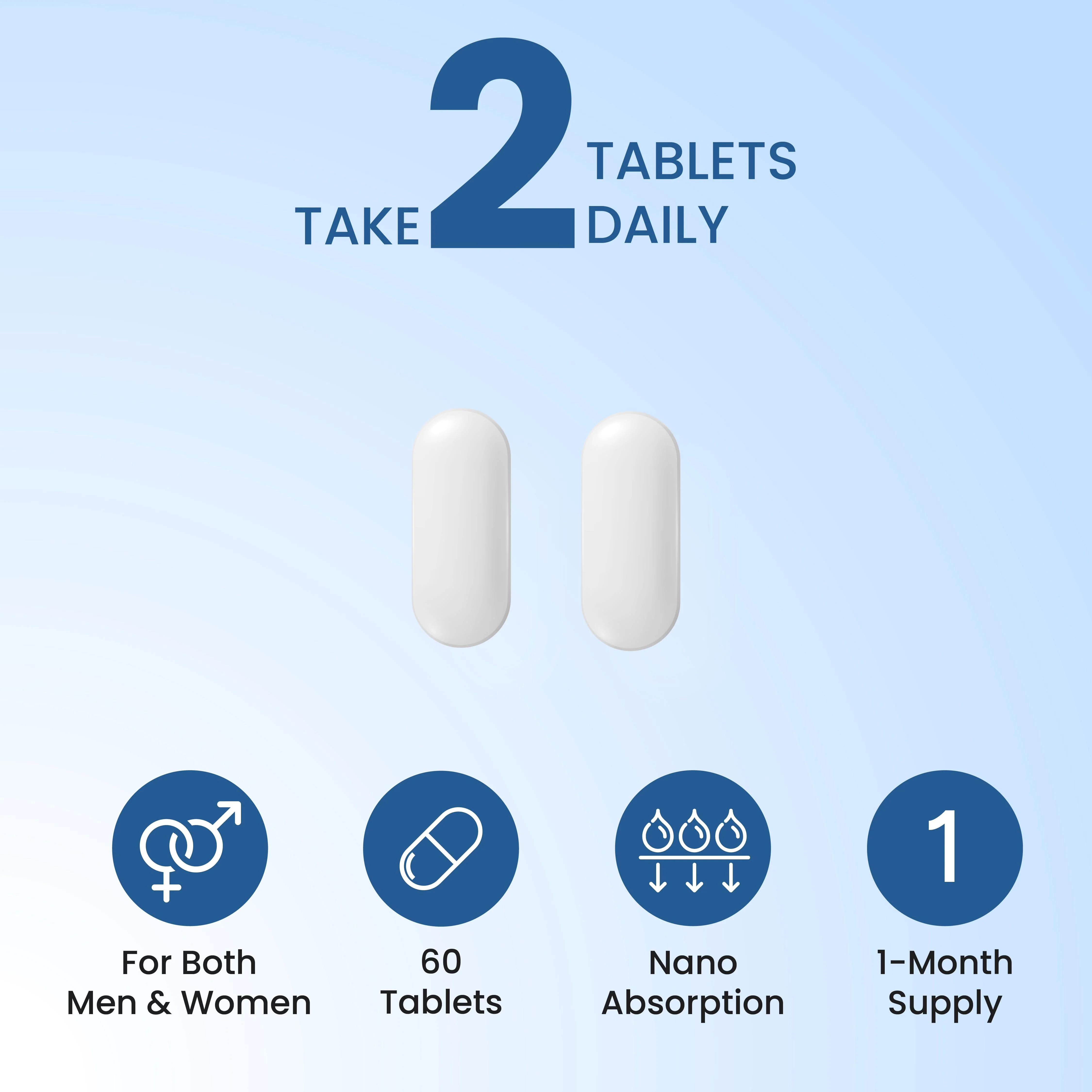 Holistic Calcium Tablets With Vitamin D3 & K2-7 - Image 4