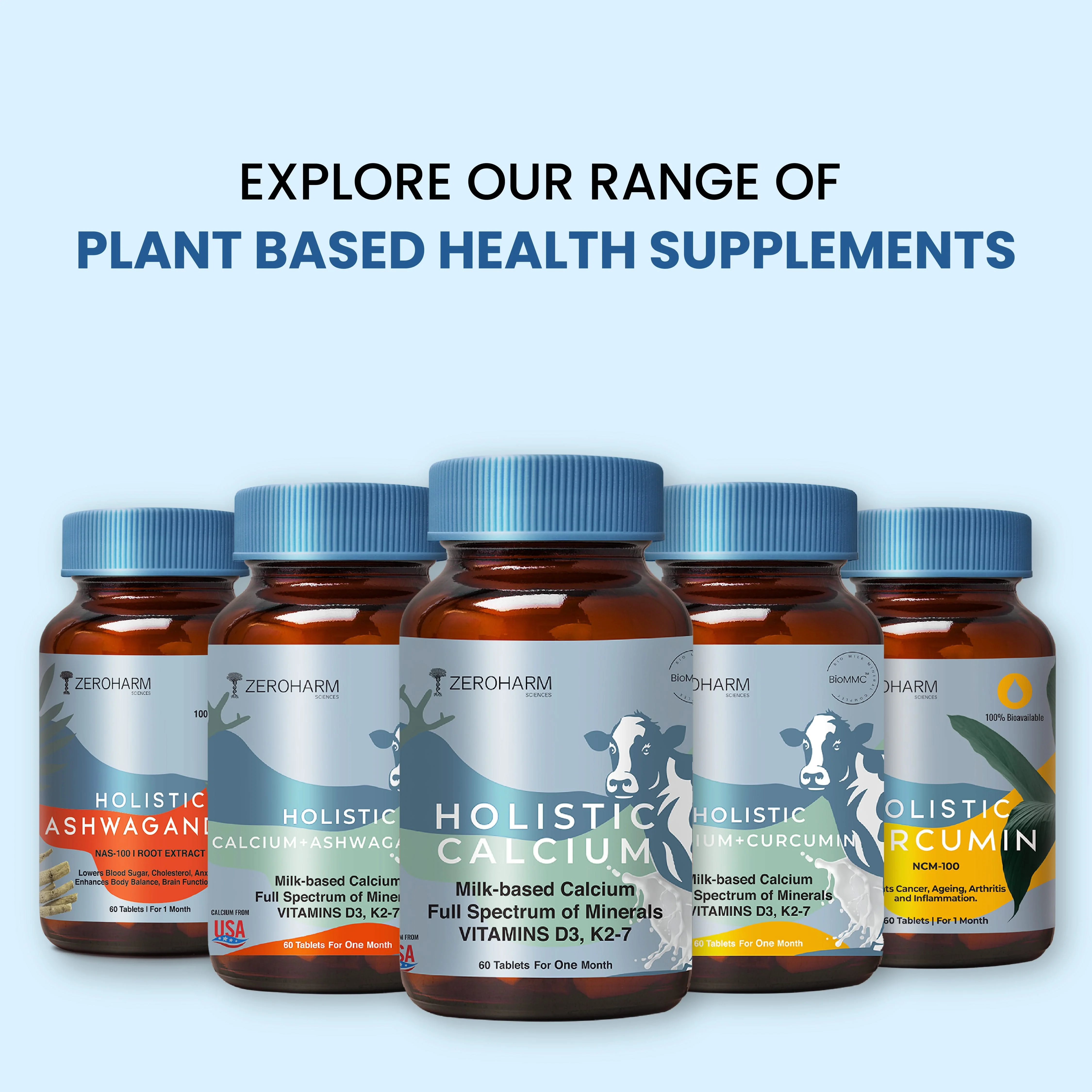 Holistic Calcium Tablets With Vitamin D3 & K2-7 - Image 7