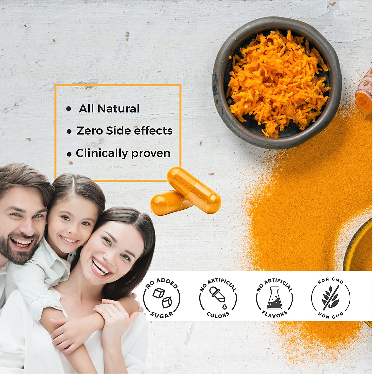 Holistic Curcumin Capsules With Piperine - Image 5