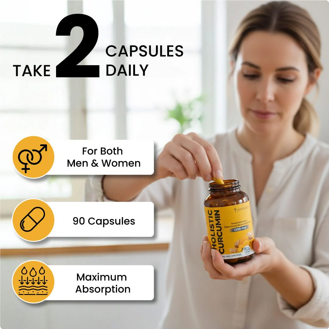 Holistic Curcumin Capsules With Piperine - Image 7