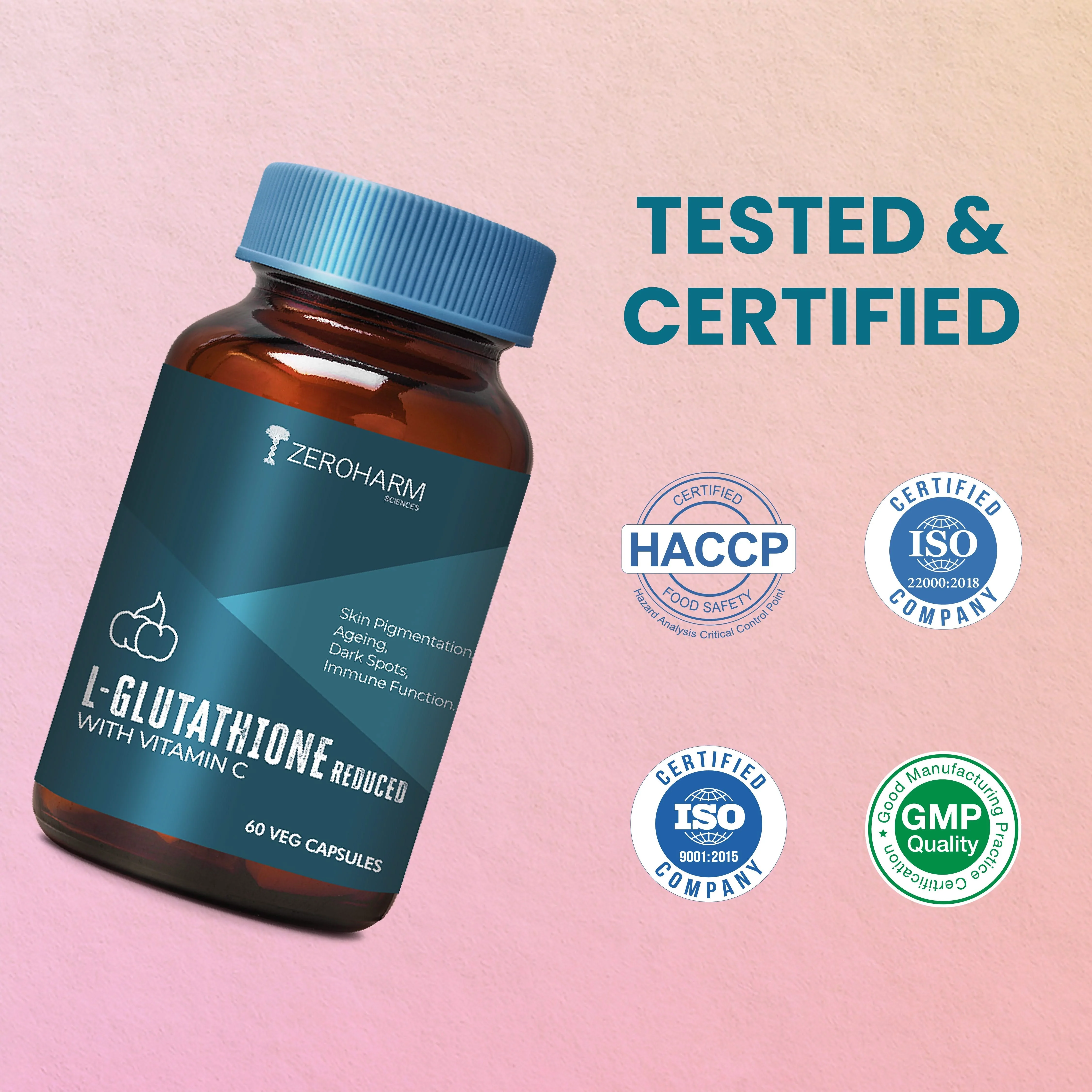 L Glutathione Reduced With Vitamin C Capsules - Image 7
