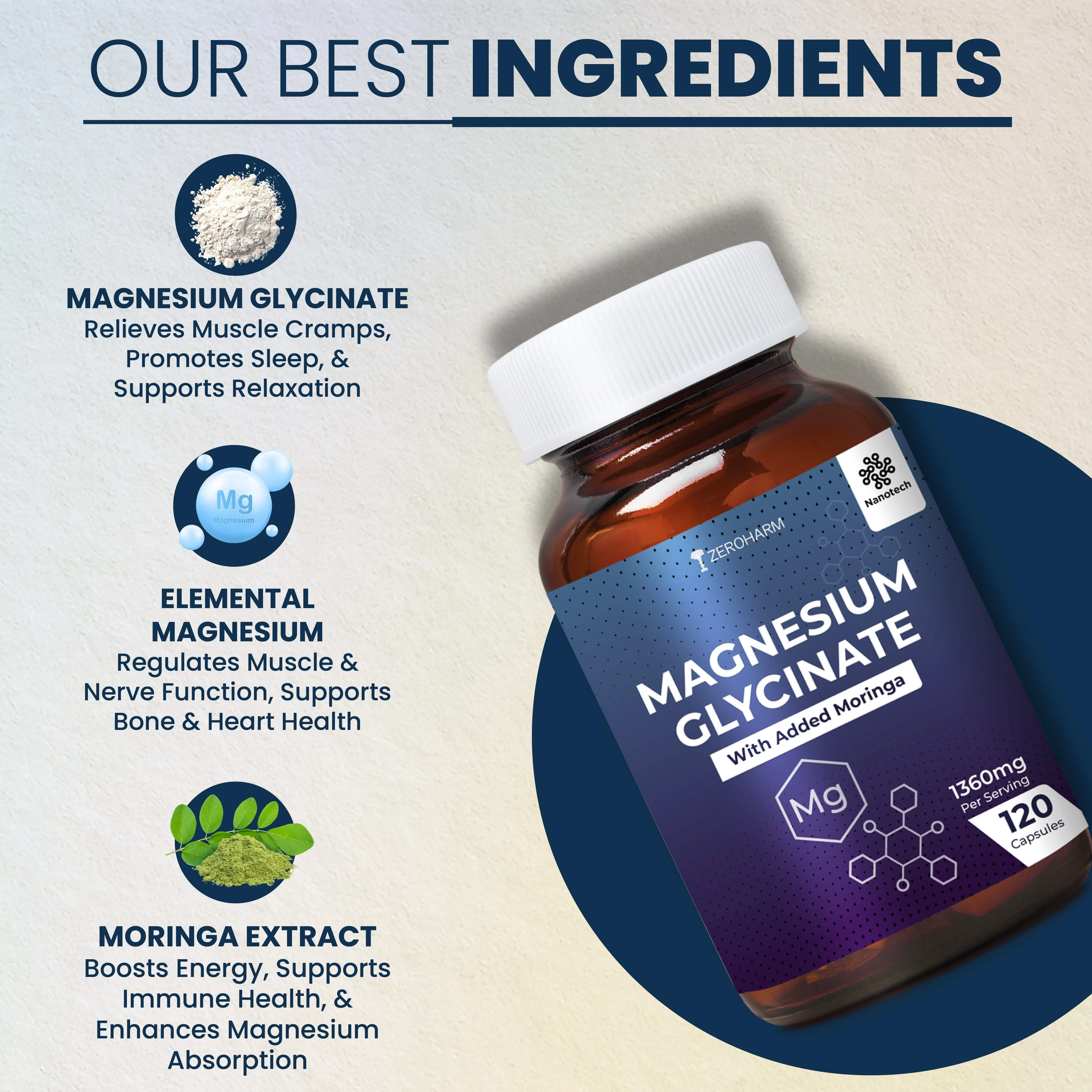 Magnesium Glycinate Capsules - Image 3