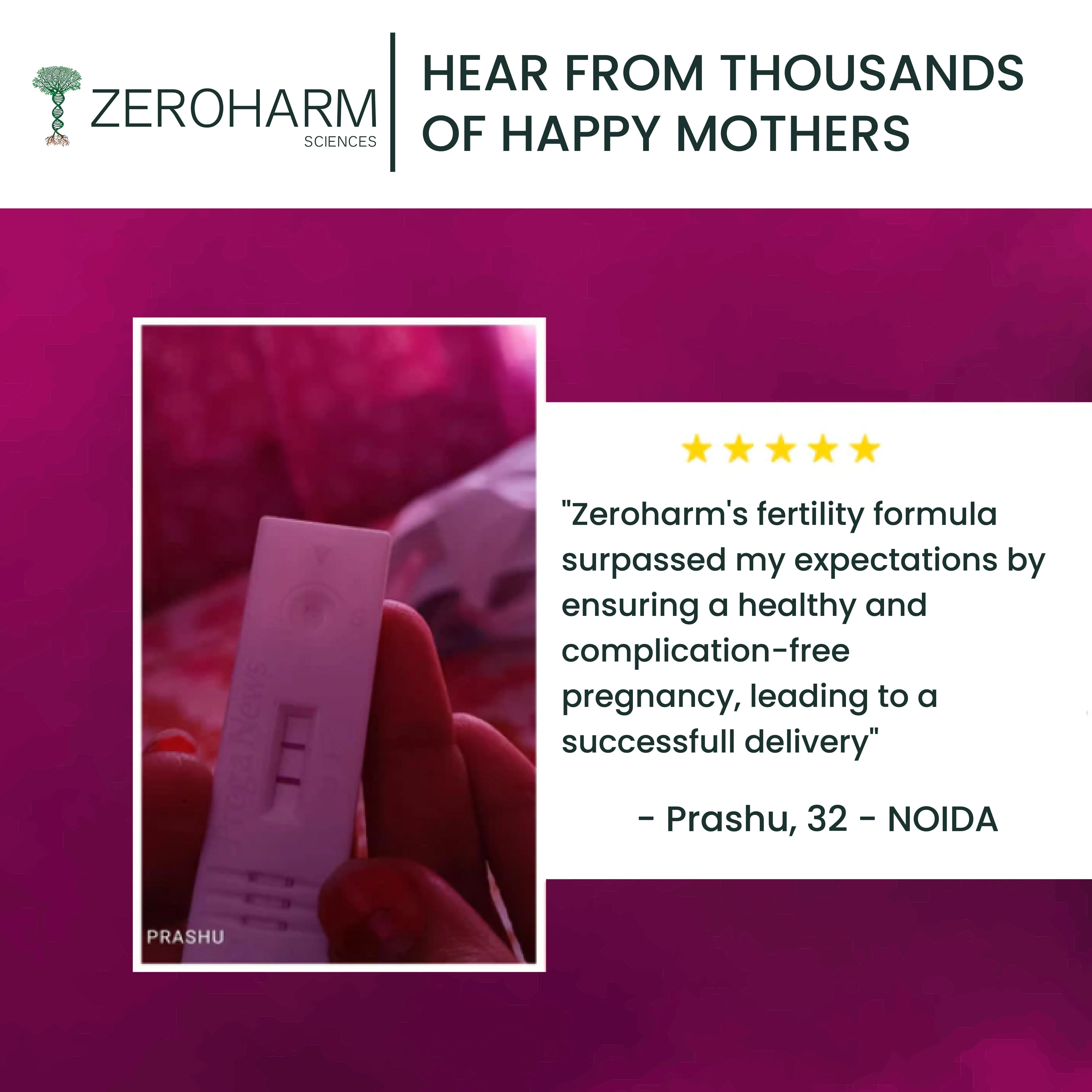 Ayurvedic ZeroHarm Narie Fertility Formula Tablets to Conceive Naturally - Image 7