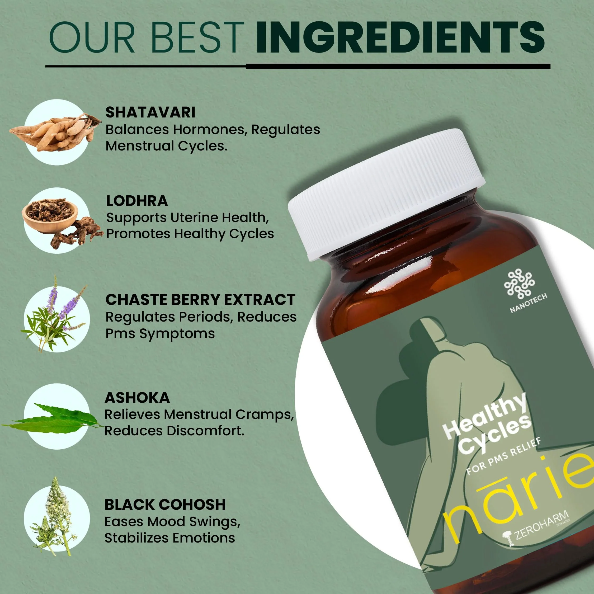 Narie Healthy Cycles Tablets - Image 3