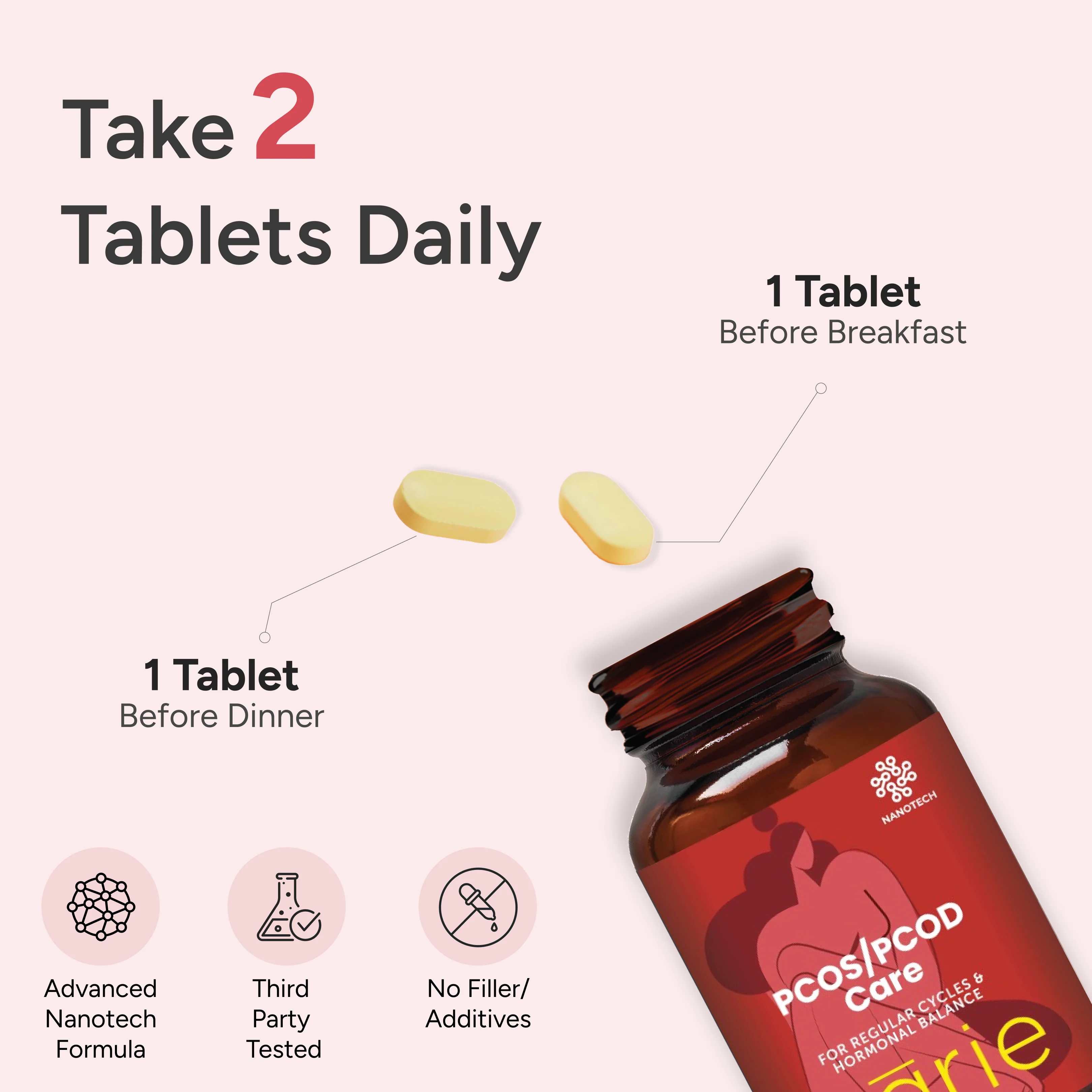 Narie PCOS & PCOD Care Tablets - Image 7