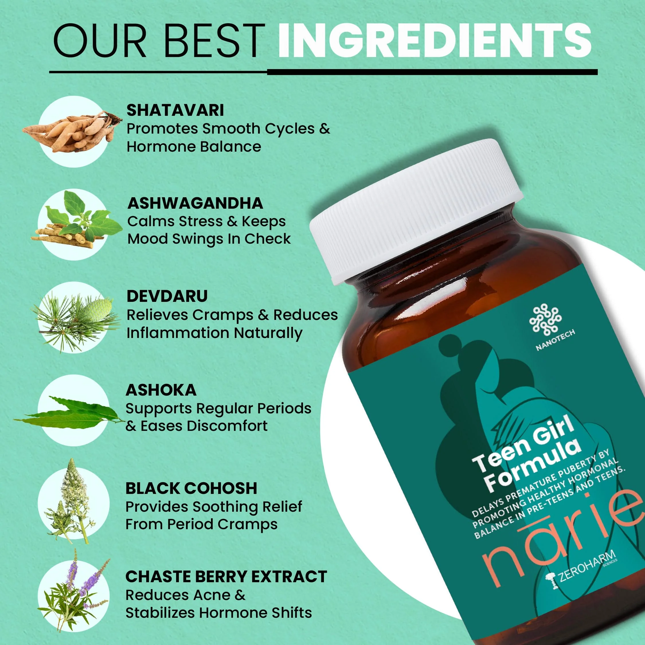 Narie Teen Girl Formula Tablets - Image 3
