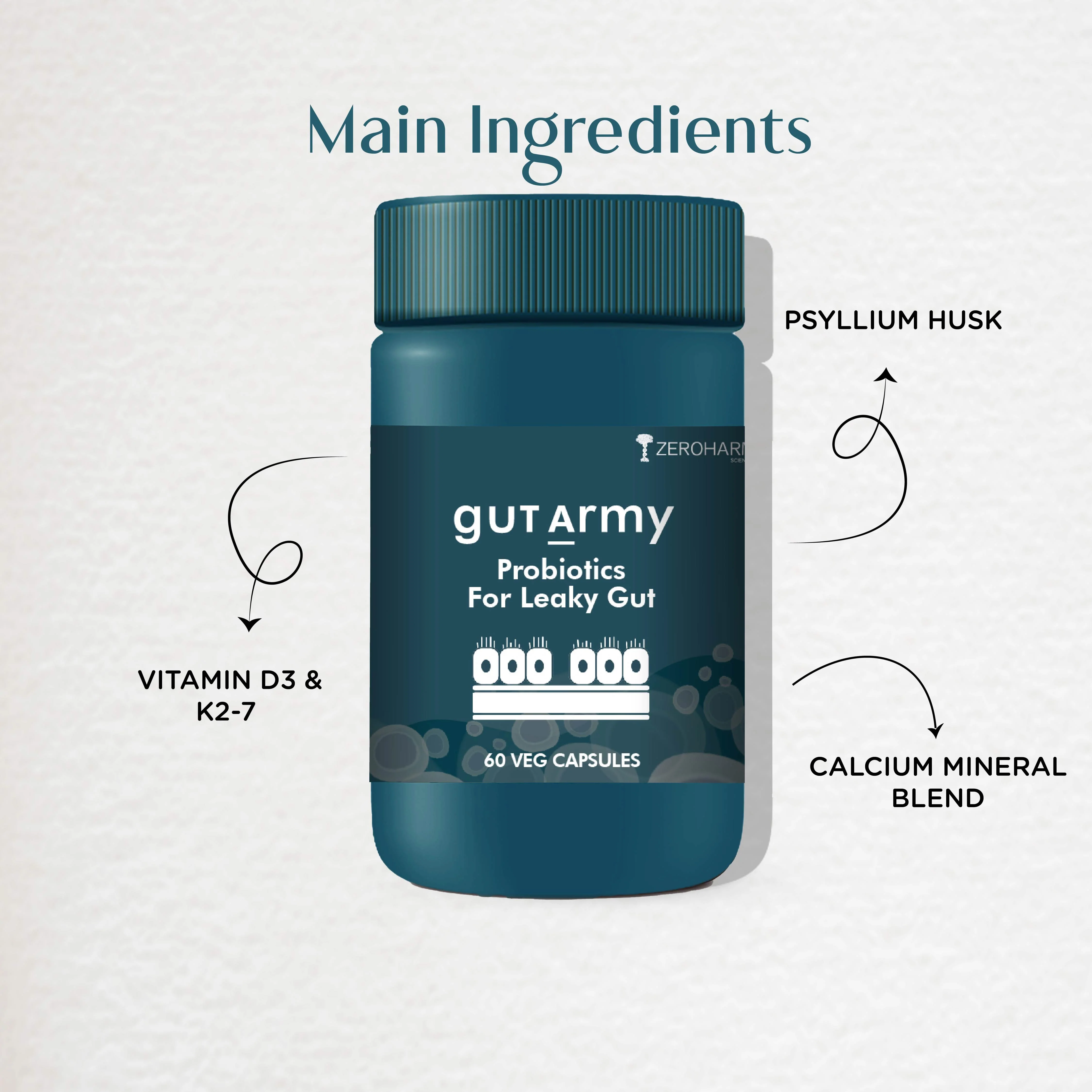 Gut Army Probiotic Leaky Gut Supplements - Image 4