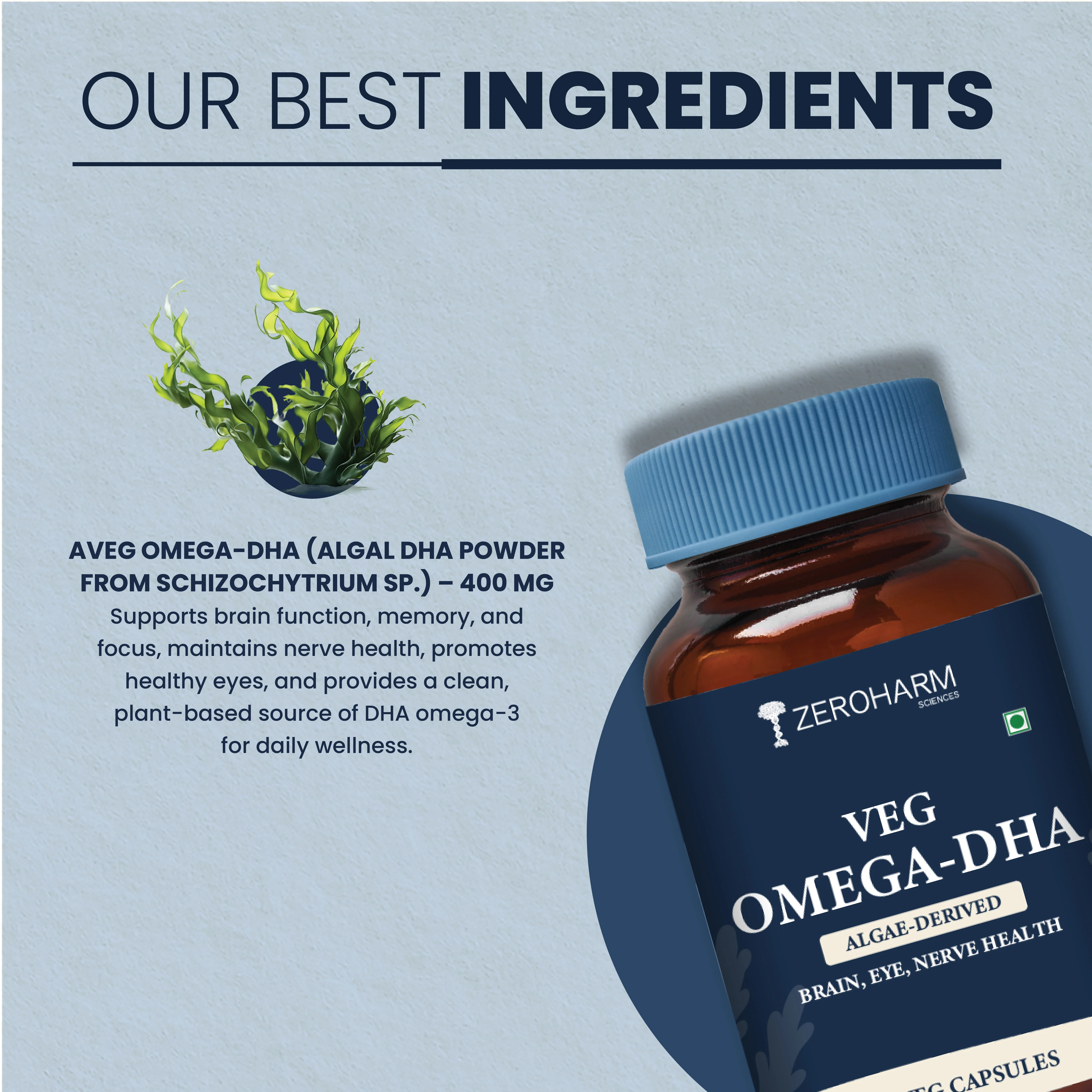 Veg Omega 3 DHA Capsules - Image 4