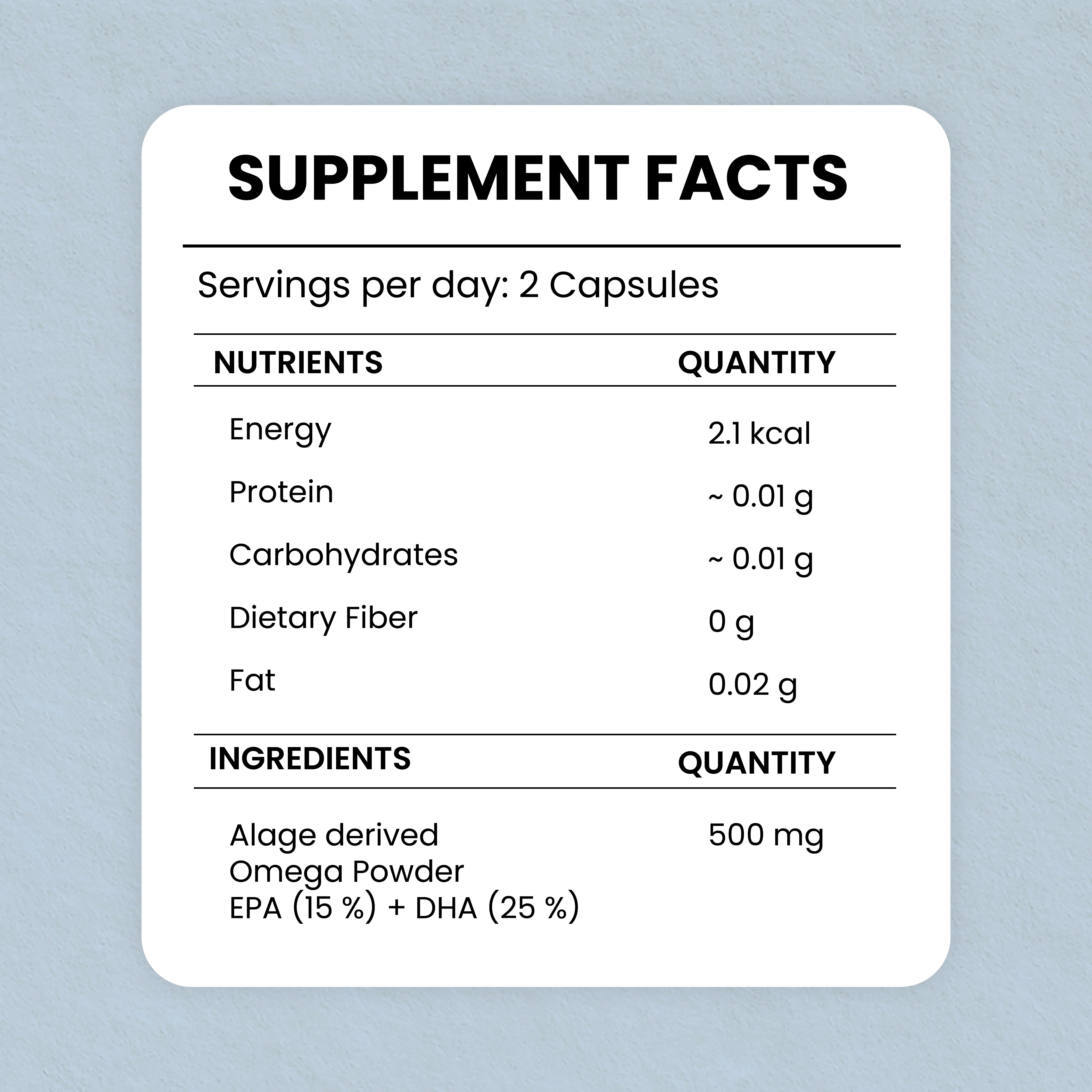 ZeroHarm Veg Omega Capsules With High EPA+DHA - Image 8